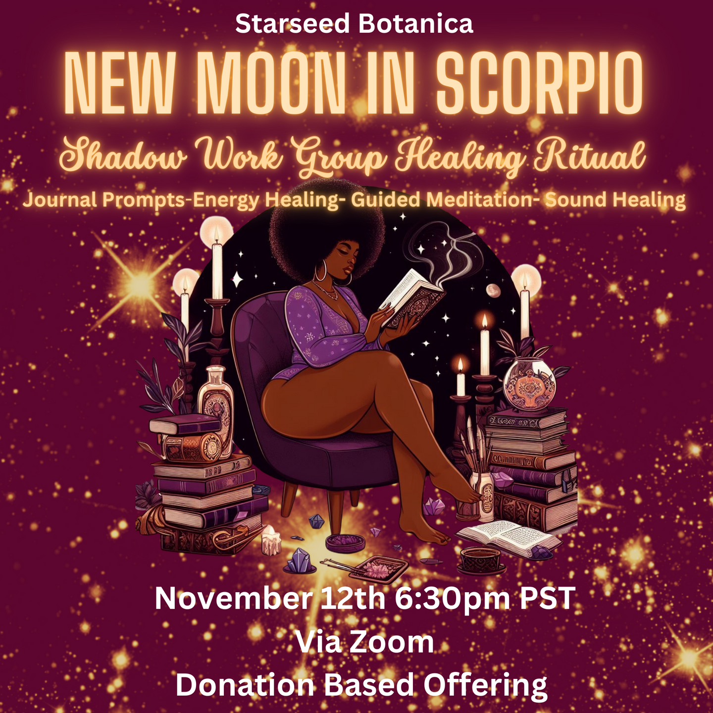 New Moon in Scorpio - Group Healing Service