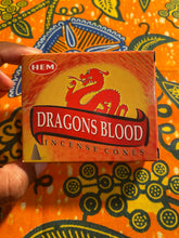 Load image into Gallery viewer, Dragons Blood Incense Cones
