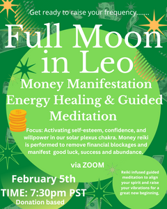 Live Full Moon Energy Healing Guided Meditation